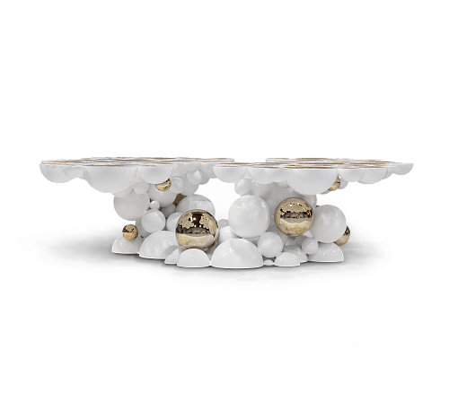 Orbit White Designer Coffee Table