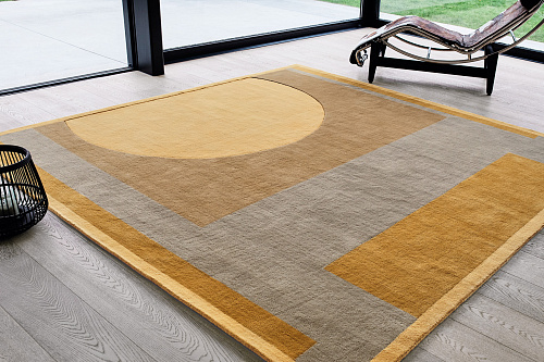 Geometric Wool Handwoven Luxury Rug