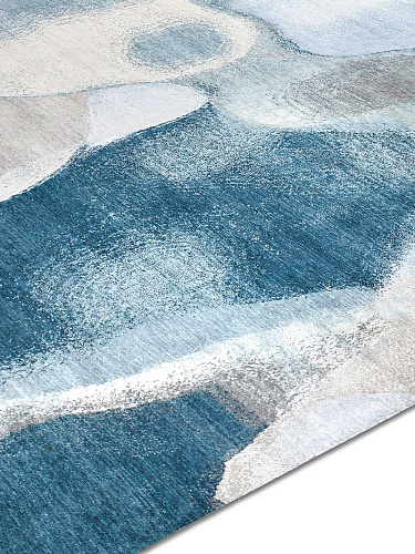 Turquoise Blue Luxury Handwoven Rug