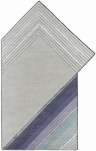 Geometric Wool / Viscose Luxury Rug