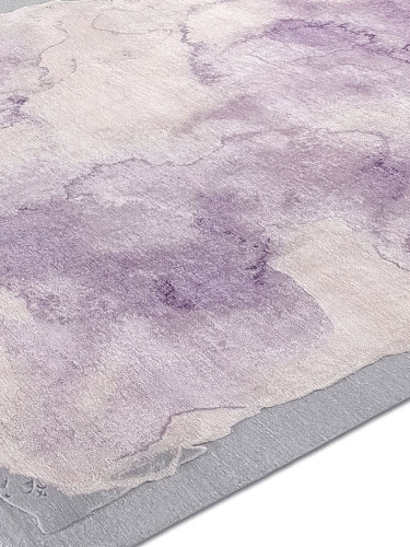 Mono Purple Luxury Hand-Woven Rug