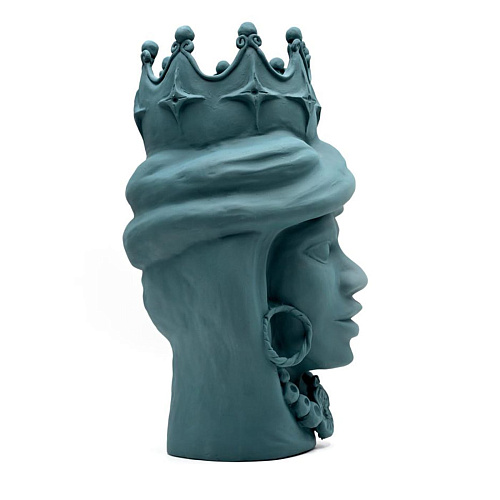 Artisan Moor's Head Sculpture