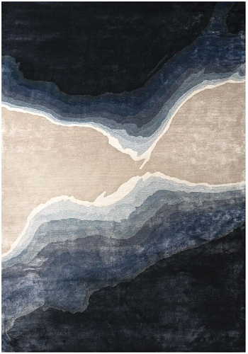Designer Indigo Luxury Rug