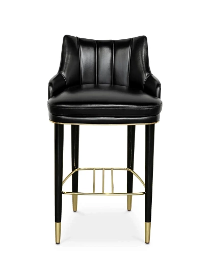 Velour Counter Stool