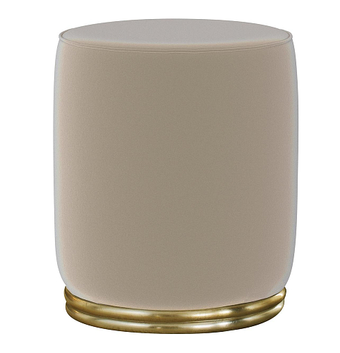 Pantelleria Beige Artisan Pouf