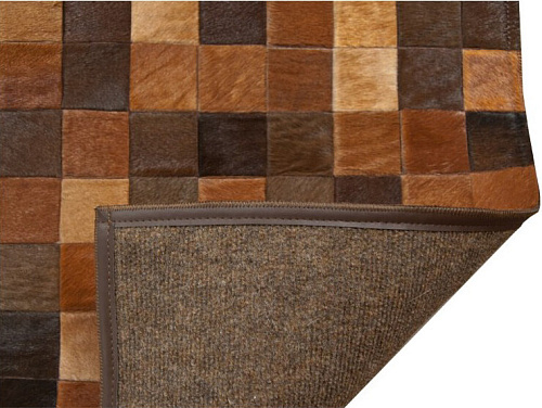 Mosai Brown Luxury Cowhide Rug
