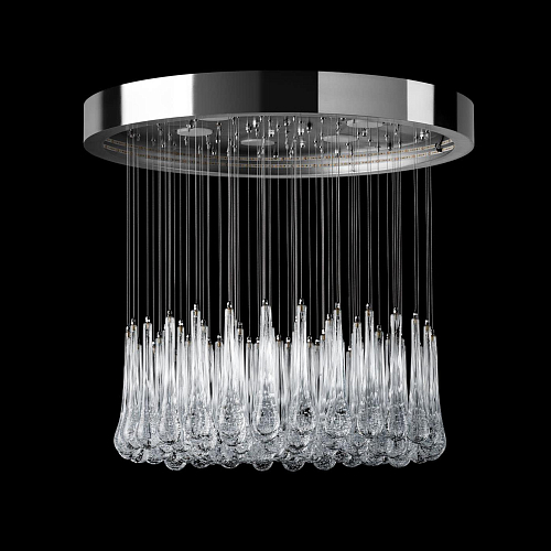 Round Murano Bubble Glass Chandelier