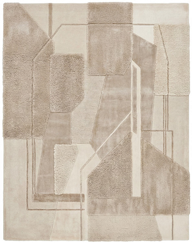 Architectural Trace Handwoven Rug