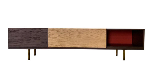 Swing Two-Tone Italian TV Stand