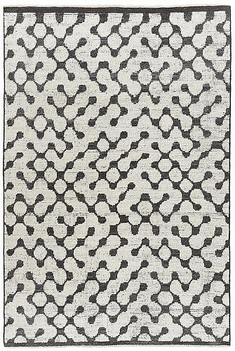 Puzzle Black & White Luxury Rug