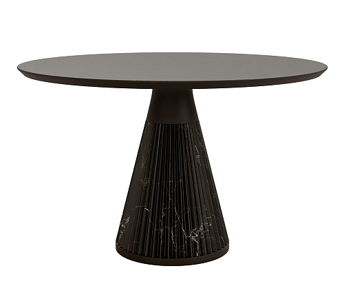 Marilyn Black Marble Handcrafted Dining Table