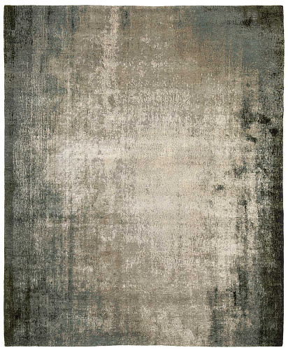 Hand-woven Luxury Rug Artwork Grey