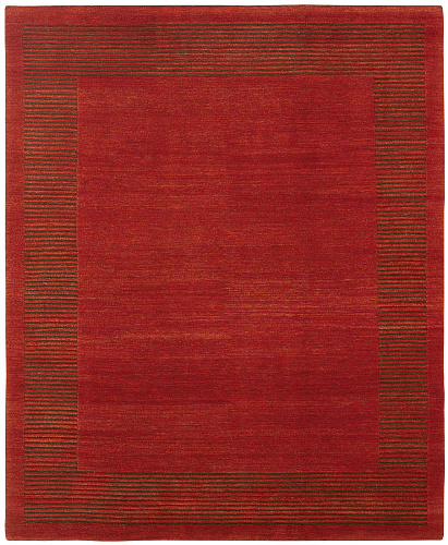 Border Red Hand-woven Luxury Rug