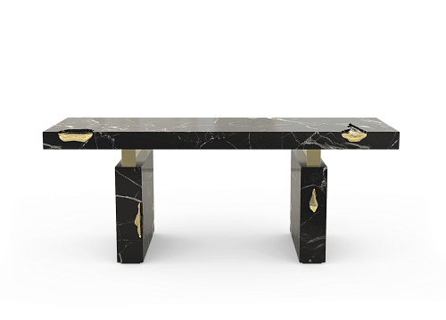 Nero Marquina Luxe Desk