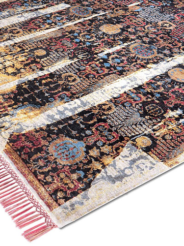 Block Silk / Wool Rug