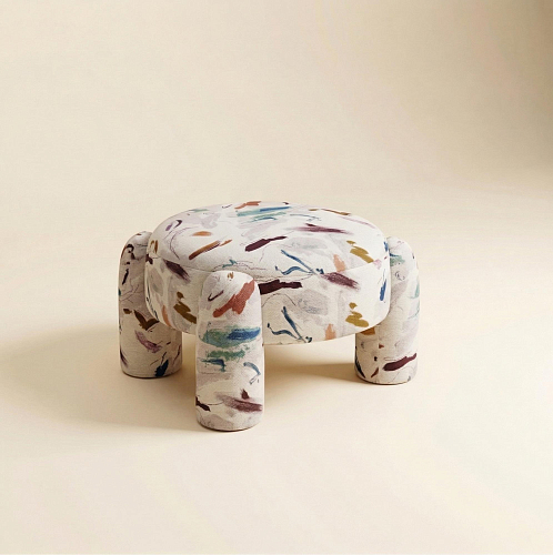 Marlon Round Pouf