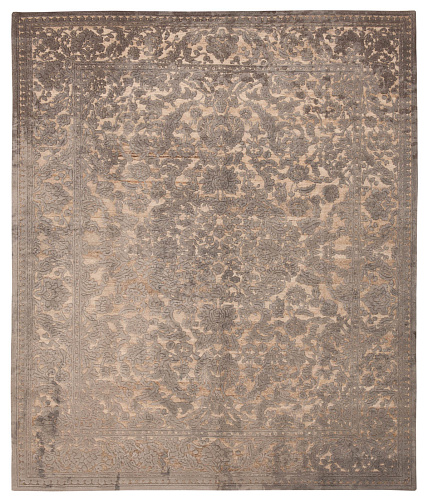 Medallion Hand-woven Brown Luxury Rug