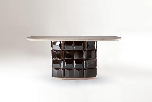 Milano Brown Artisanal Console