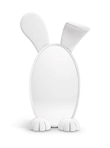 Bunny White Floor Mirror