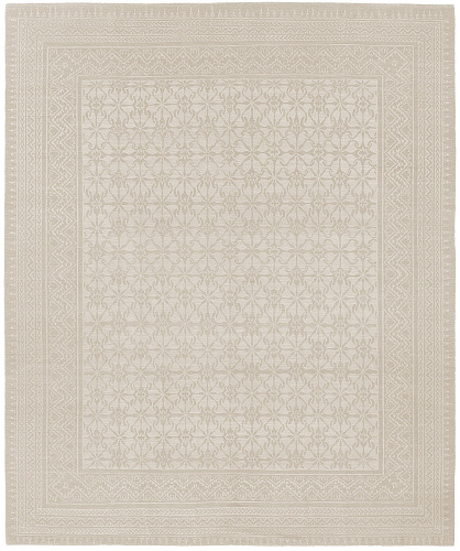 Blueberry Beige Hand-woven Luxury Rug