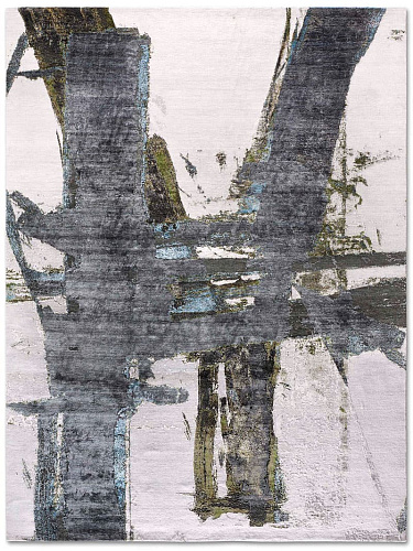 Green Rust Hand-Woven Exquisite Rug
