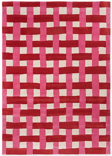 Woven Coral/Rose Rug