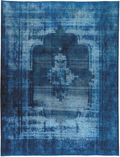 Dark Blue Vintage Luxury Rug