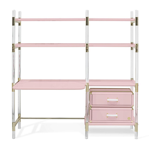 Jigsaw Puzzle Pink Kids Library Shelf