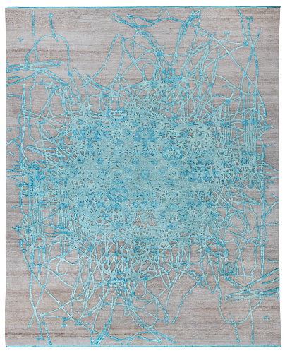 Bidjar Hand-woven Blue Luxurious Rug
