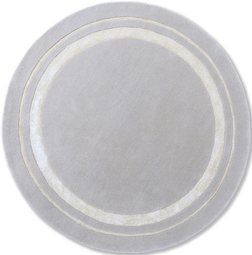 Redbrook Grey Round Hand-Tufted Rug