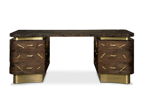 Designer Wood Studio Desk