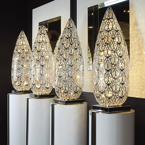 Arabesque Flame Italian Table Lamp