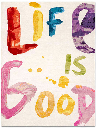 Life is Good Luxury Hand-Woven Rug