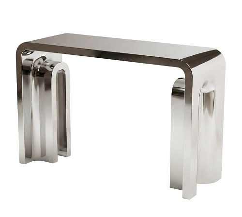 Pliè Nickel Console