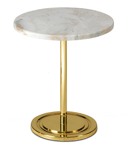 Low Marble Top Italian Side Table