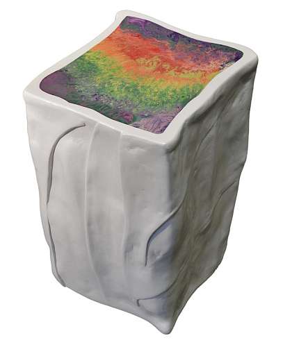 Glacial Artisanal Side Table