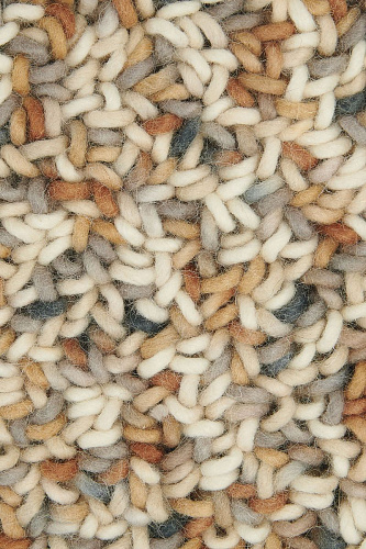 Tufted Loop Pile Wool Rug