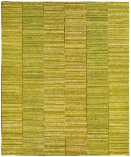 Hand-woven Bright Green Luxury Rug