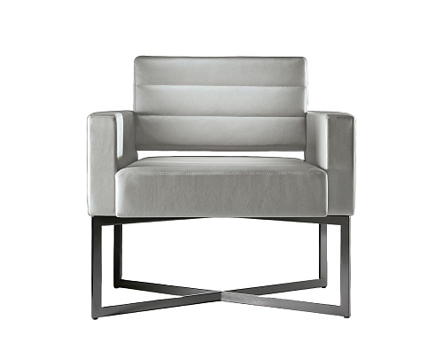 Armchair with Metal Support