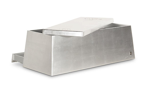 Lunar Silver Modern Toy Chest