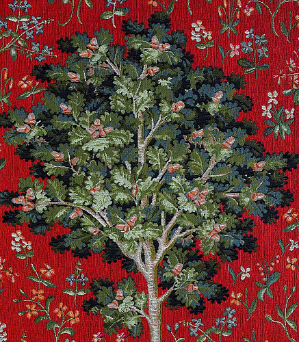 Medieval Oak Handwoven Tapestry