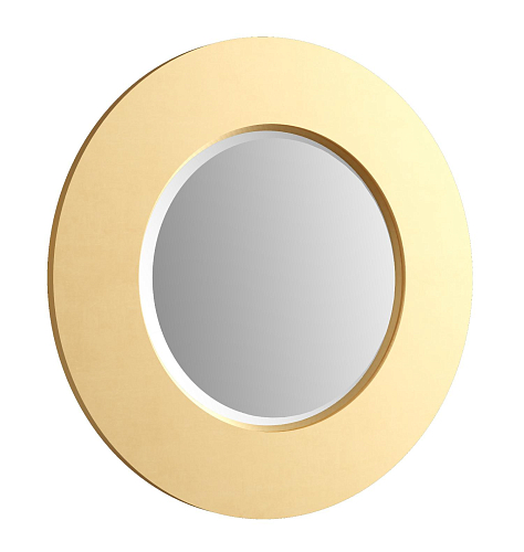 Sorrento Round Gold Handcrafted Mirror