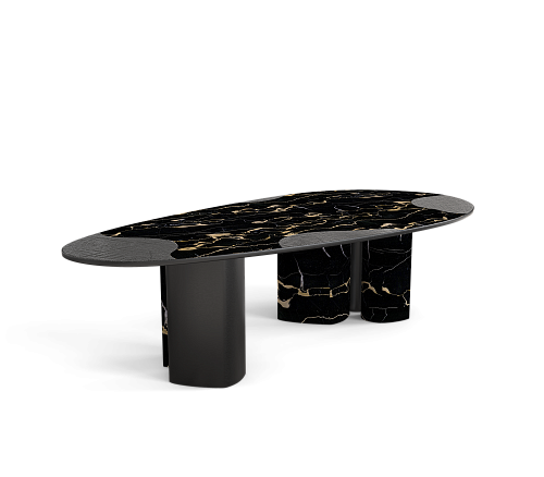 Marble & Onyx Luxe Dining Table