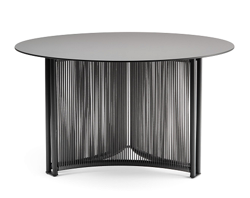 Altana Gray Round Outdoor Dining Table