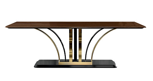 Dilan Gold & Brown Artisan Table
