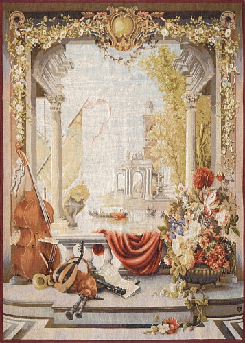 Port of Tuscany Handwoven Tapestry