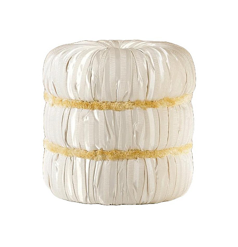 Royal Beige Ottoman Pouf