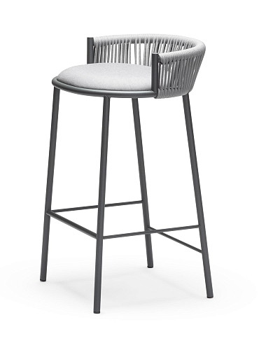 Millie Gray Outdoor Bar Stool