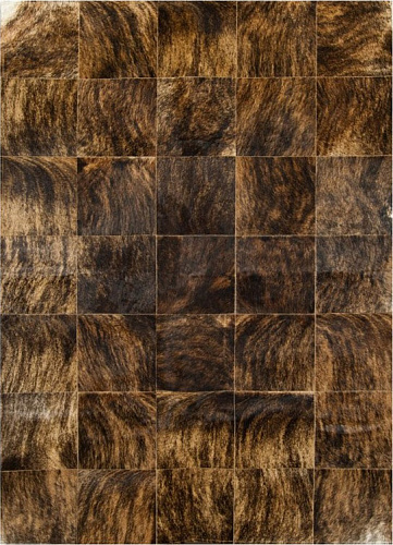 Allexandroupolis Brown Luxury Cowhide Rug