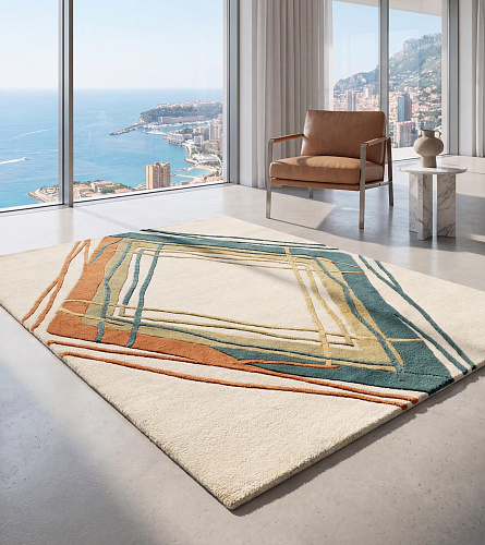 Diamond Frame Luxury Rug